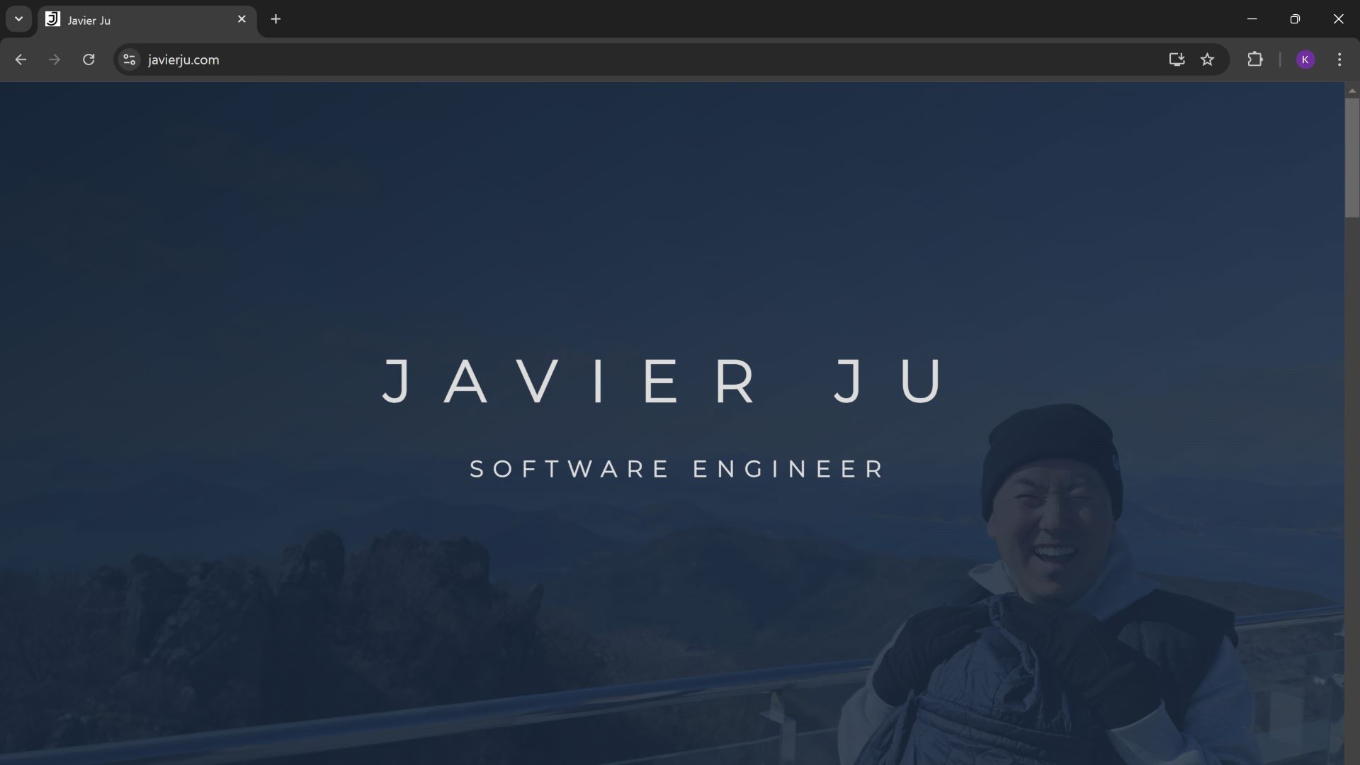 Portfolio website of Javier Ju